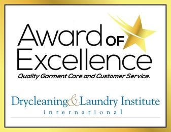 Award of Excellence Dry Cleaner
